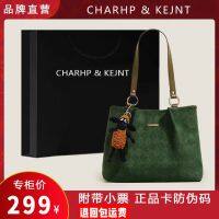 MLBˉ Official NY CHARHP KEJNT Official Authentic Niche Bag Women New Trendy Retro Large-capacity Tote Shoulder Bag