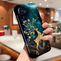 เคส Casing Ponsel สำหรับ OPPO F11 Pro OPPO Reno8 T OPPO Reno8 T 5G กรณีโทรศัพท์ฟิล์มกวางเอลก์เปลือกแข็งเคสป้องกันทนแรงกระแทกกล้องคลุมทั้งหมด