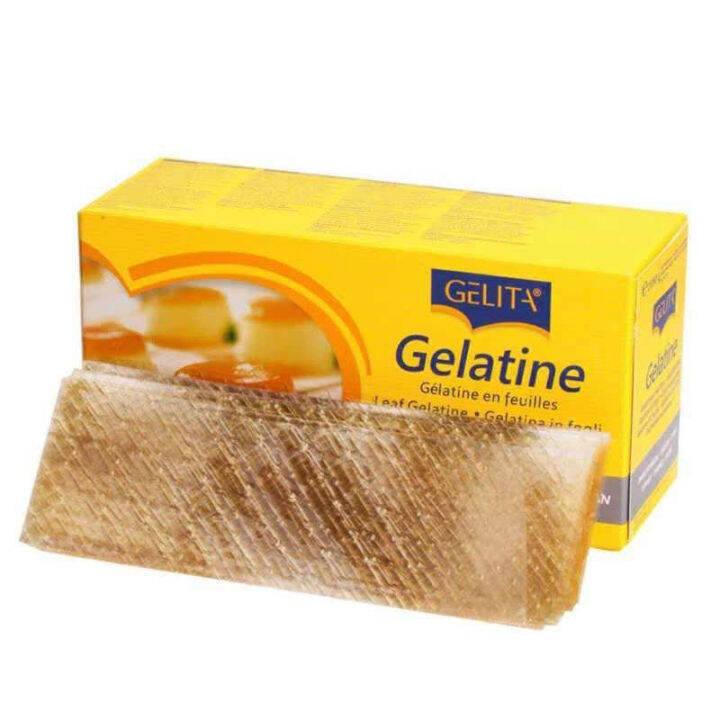 Gelatine slices Edible fish film Gelatin film (20 slices 50g) Lazada