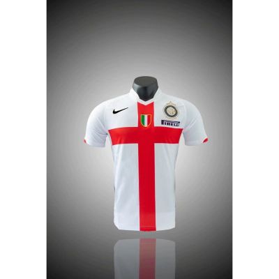 ♕ Top-Quality 2007 2008 07/08 Inter Milan Away Centennial Edition Retro Soccer Jersey Football Jerseys Shirt S-XXL