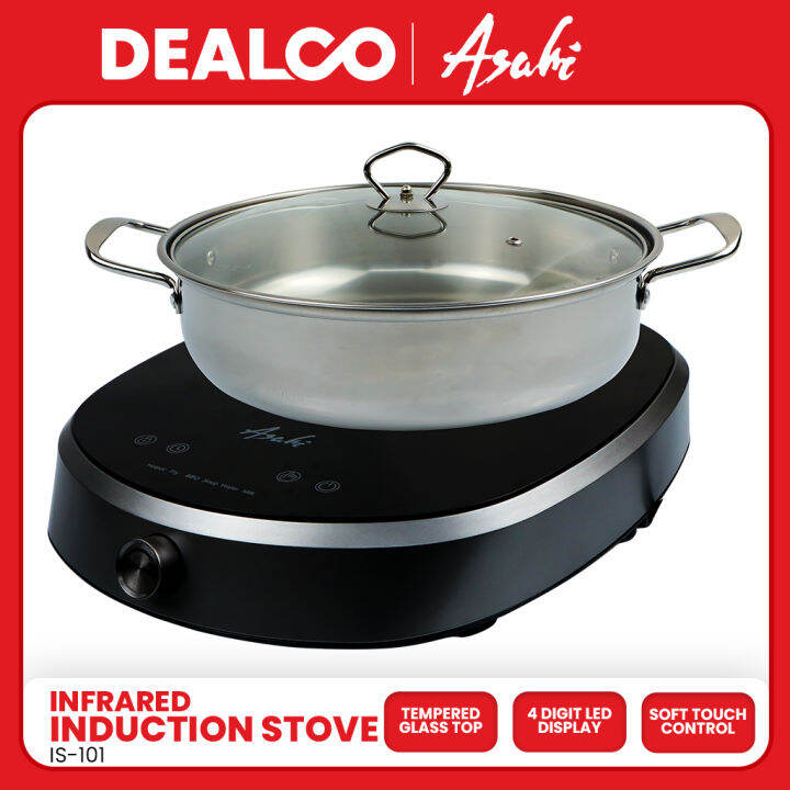 Dealco Asahi Infrared Induction Stove (230, 60Hz / 2000w) IS101