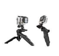 Kaidi ไม้เซลฟี่ สำหรับโกโปร แบบ Monopod และ Tripod Gopro tripod portable handheld rod (Black)