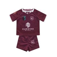 MAROONS HOME KIDS size RUGBY KIT :16-18-20-22-24-26 JERSEY STATE SHORTS [hot]2022/23 ORIGIN JERSEY QUEENSLAND OF