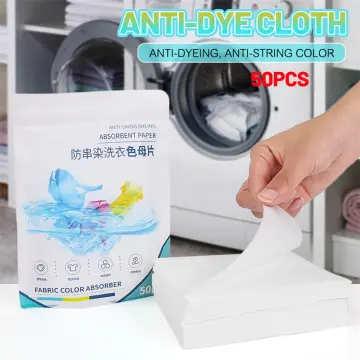 50pcs Anti-color Run & Color Absorption Laundry Sheets