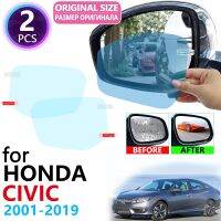 [Car Parts]สำหรับ Honda Civic 7 8 9 10 EU FB FK FA FD 2001กระจกมองหลังคลุมทั้งหมด2019กันฝนฟิล์มกันฝ้าหมอกอุปกรณ์2012