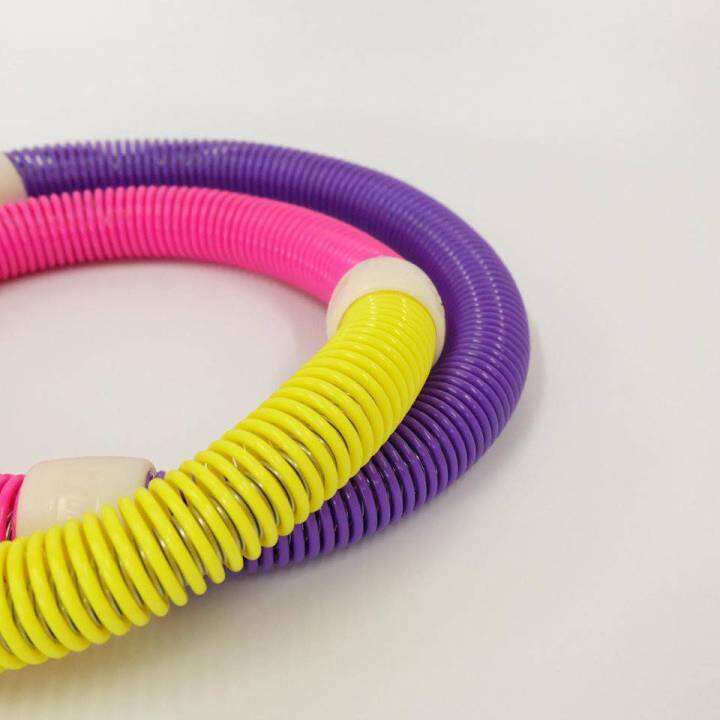 ฮูล่าฮูป-แบบสปริง-hula-hoop-spring-กระชับหุ่นสวย-ลดพุงด้วยฮูล่าฮูป-บริหารหน้าท้อง-ช่วยให้มีรูปร่าง-หุ่นดี-ออกกำลังกาย-อุปกรณ์ออกกำลังกาย