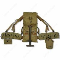 WORLD WAR II WW2 US ARMY SOLDIER GEAR MILITARY 1942 M1928 FIELD HAVERSACK FULL SET HIGH QUALITY MILITARY EQUIPMENT COLLECTION