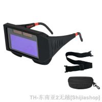 hk⊙✲□  Photoelectric Welding Glasses Powered Darkening Helmet Goggle