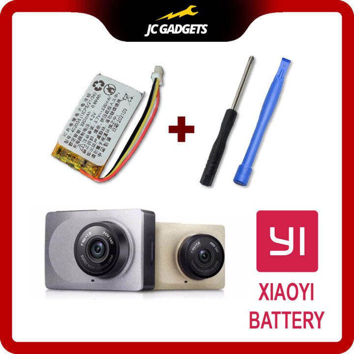 XIAOYI Yi Car Dashcam Dashboard Camera Video Record Battery Replacement