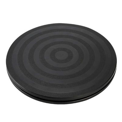 Round Bonsai 360 Rotating Turntable Practical 8 "20Cm Black Plastic Turntable G5AB