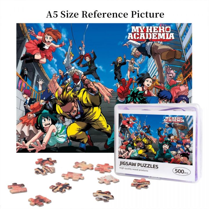 my-hero-academia-2-wooden-jigsaw-puzzle-500-pieces-educational-toy-painting-art-decor-decompression-toys-500pcs