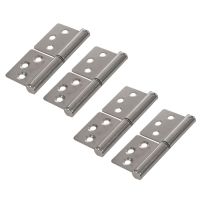 3 inch Silver Tone stainless steel 360 Degree Rotating Window Door Flag Hinge 4 Pieces