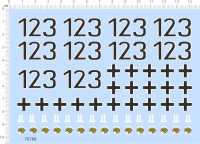 116สงครามโลกครั้งที่สองเยอรมันเสือถังเหล็กข้าม123โลโก้ยานเกราะรุ่นน้ำรูปลอก
