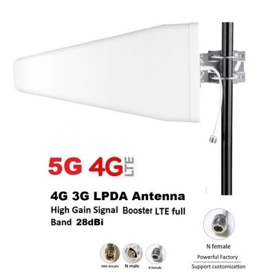 5G 4G LPDA Antenna เสาอากาศ 690-3700Mhz 28dBi Modem Router Signal Booster