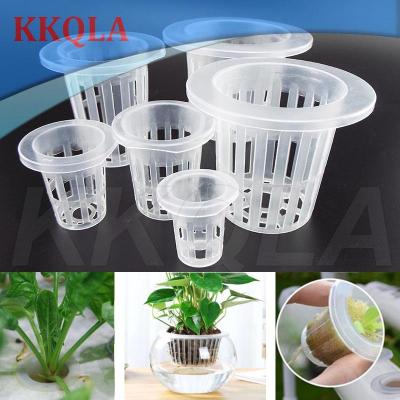 QKKQLA 10Pcs Plant Grow Net Nursery Pots Hydroponic Colonization Mesh Cup Plant Soilless Greenhouse Plastic Basket Holder