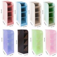 Desktop Stationery Cosmetic Sundries Organizer Oblique Insertion Matte Pencil Stand Office Desk Storage Accessories Pen Holder