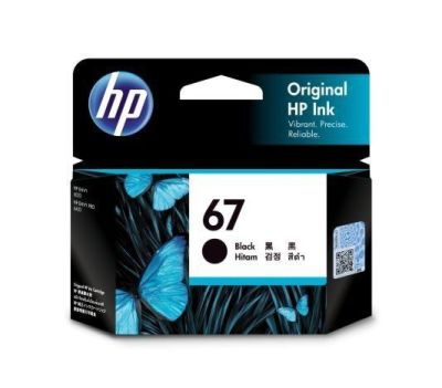 หมึกปริ๊นเตอร์ HP 67 สี   ของแท้ Tri-color Original Ink Cartridge (3YM55AA); ร้าน dddOrchids