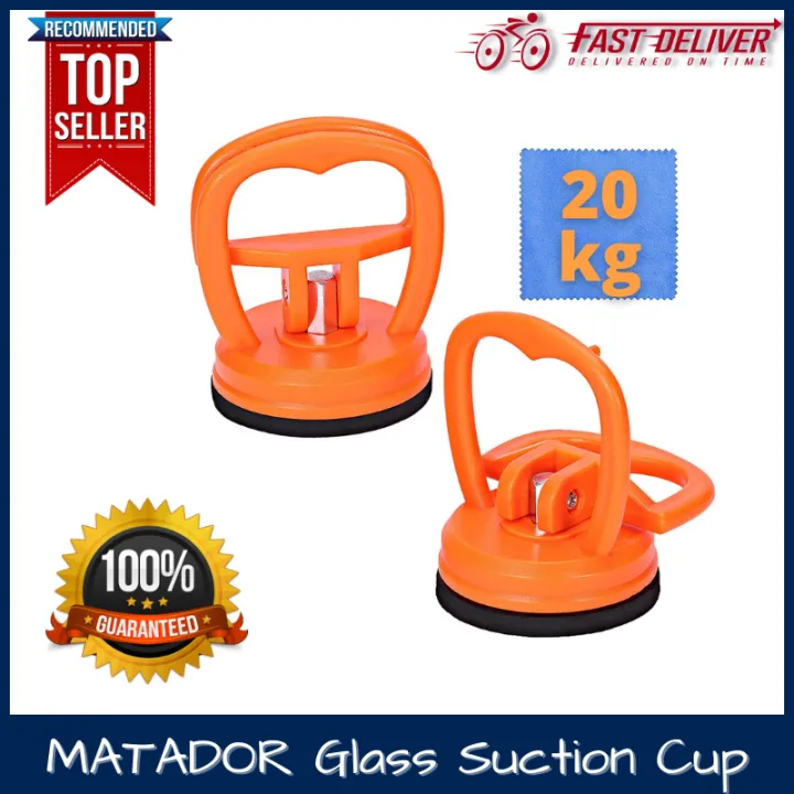 MATADOR Glass Suction Cup Floor Tile Sucker Handle Puller Lifter Dents