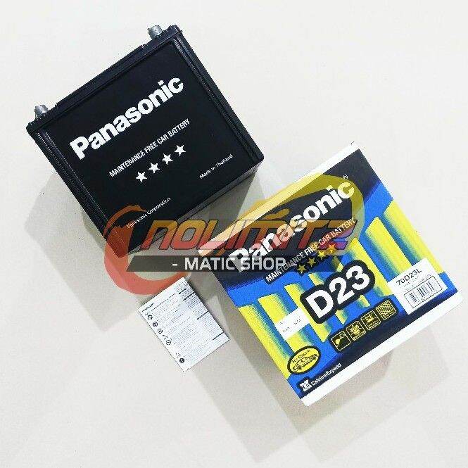 Aki Mobil Panasonic 70D23L 12V 60AH | Lazada Indonesia