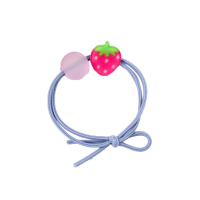 Korean style new frosted round ball fruit rubber band childrens simple hair rope
