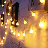 80 LED Ball Garland String Lights Christmas Fairy Lighting Strings for Outdoor Holiday Wedding Xmas Party Home Decoration