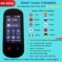 Free delivery ⚡Flash Sale⚡ Limited quantity!!! 109 languages : Intelligent language translator or Smart Voice Translator [ Thai Offline available] New Version 2023 Voice Translator by wisoodkrub with 1 year full warranty {Cash on Delivery Available}