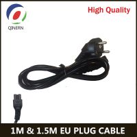 1m 1.5m 100cm EU Plug Cable Charging Line Computer Cables Connectors AC Laptop Adapter Power Cord Cable Charging Line