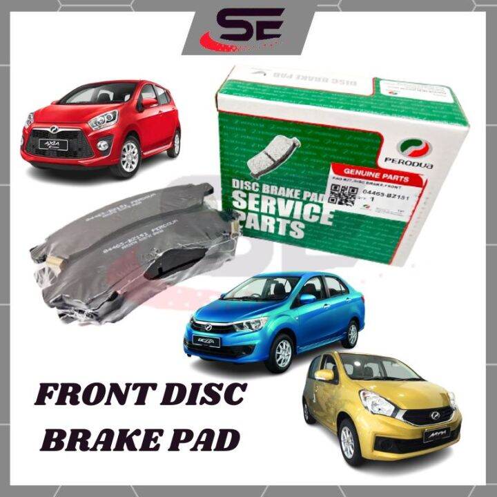 PERODUA Brake Pad Axia Bezza Myvi ICON Myvi Lagi Best Disc Brake Break