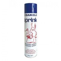 Bakels Sprink เสปรย์เนย/น้ำมัน สำหรับเคลือบถาด ขนาด 450 กรัม