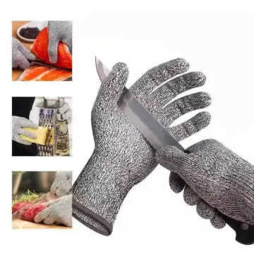 Cut Resistant Gloves -Food Grade, Level 5 Protection - Used by