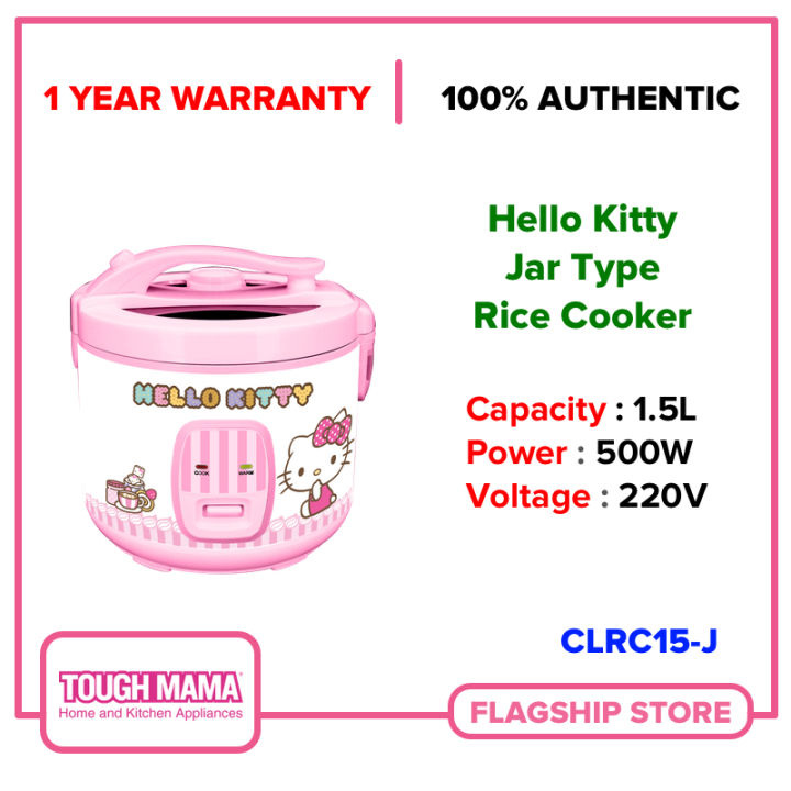 Tough Mama RTRC18-1G Hello Kitty Rice Cooker Straight Type 1.8L