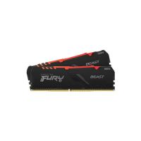 +Best Seller+ KINGSTON RAM DDR4(2666) 16GB (8GBX2) FURY BEAST RGB (KF426C16BBAK2/16)