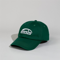 2021 Korean EMIS Baseball Cap Green Peaked Cap Female Fashion Brand Sun Protection Sun Hat Male Soft Top Casual Hat