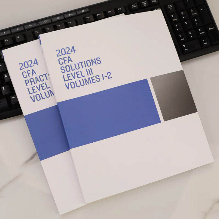 [2 Volumes ] Kaplan 2024 CFA Office Practice Problem LEVEL 1 / II / III