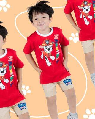 PAW PATROL : PTNYT1004  เสื้อแขนสั้นเด็กลิขสิทธิ์แท้