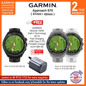 Garmin Approach S10 - Lightweight GPS Golf Watch, Black, 010-02028-00  (Renewed)