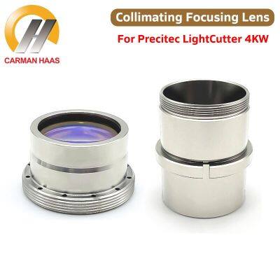 Carmanhaas Fiber Laser Collimating Focusing Lens for Precitec LightCutter D30 CL100mm FL150mm with Lens Holder Laser Cutting