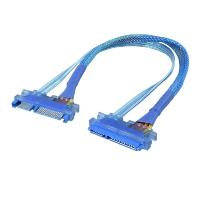 SATA3.0 6Gb/s nlyon surface 22pin (7 15) Sata Male to Female Data and Power Combo Extension Cable Sata Extension Cable M/f