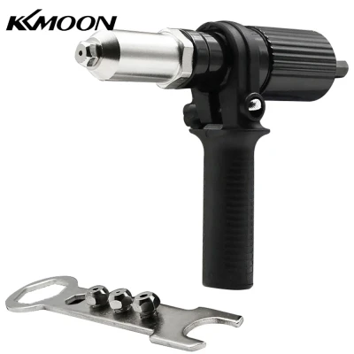 KKmoonไฟฟ้าRivetอ่อนนุชเครื่องแกนดึงอุปกรณ์เสริมสิ่งที่แนบมาไร้สายโลดโผนเจาะร่วมอะแดปเตอร์ตอกหมุดแทรกอ่อนนุชเครื่องมือ