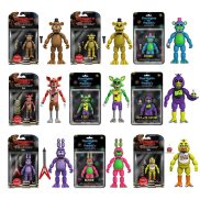 15Cm FNAF Figures Blacklight Bonnie Foxy Chica FREDDY FROSTBE Action