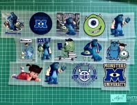 ตัวรีดสติกเกอร์monsters set 1. ? monsters university ?  รีดง่ายแผ่นฟิมล์รีดร้อน