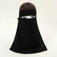 【CC】卍✁  New Arrival Scarf Niqab Face Coverings Muslim Prayer Khimar Cover Ladies Plain Shawl 48x40cm