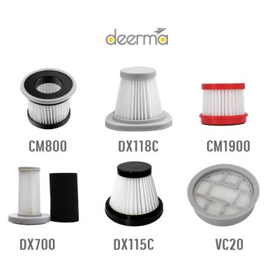 [พร้อมส่ง]พร้อมส่งจากไทย filter ไส้กรองเครื่องดูดฝุ่น deerma รุ่น CM800, DX118C, CM1900, DX700, DX115C, VC20[สินค้าใหม่]
