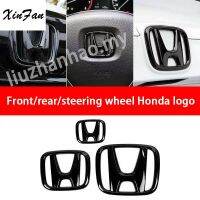 XINFNA Honda Jazz / City / HRV / Civic/BRV/โลโก้ H สีดำมันวาวโลโก้ H สีดำสว่าง/สัญลักษณ์ (ด้านหน้าและด้านหลัง) 1ชิ้นติดตั้งฟรี