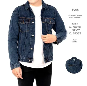 Jaket jeans pria hot sale pull and bear