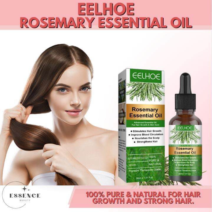 Eelhoe Rosemary Hair Growth Essential Oil Anti Hair Loss Fast Regrowth ...