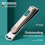 MR.GREEN Kềm Cắt Móng Tay Cong Bằng Thép Không Gỉ Blade Clipper Cắt Móng
