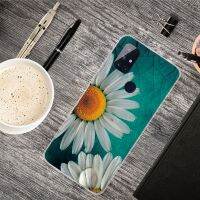 เคสป้องกัน TPU โปร่งใสทาสีกันกระแทกสำหรับ OnePlus Nord N10 5G (ดอกเบญจมาศ)(Elec-CN)