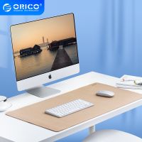 （Lao 6 s mouse pad） ORICO แผ่นรองเมาส์คอมพิวเตอร์ขนาดใหญ่ Cork Double-Side Ultra Thin Gaming Mousepad Waterproof PU Leather Office Desk Pad For Home Gameเคสและซองมือถือ