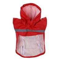 New Dog Raincoat Pet Jacket Dog Clothes Waterproof Outdoor Dog Coat Apparel for Small Dog Ropa Cachorro(red)M